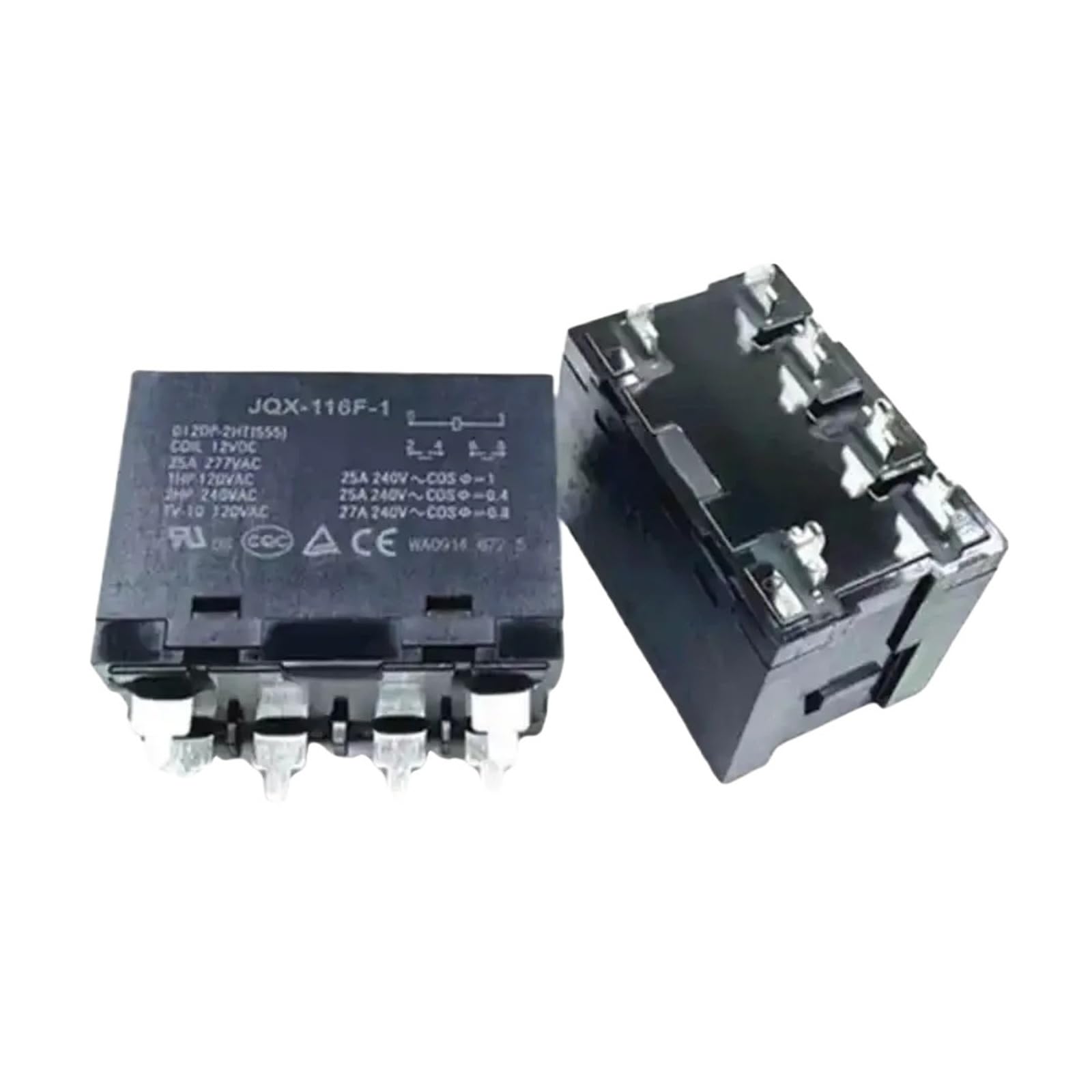Relais JQX-116F-1-012DP-2HT 6 broches 12V commutation industrielle