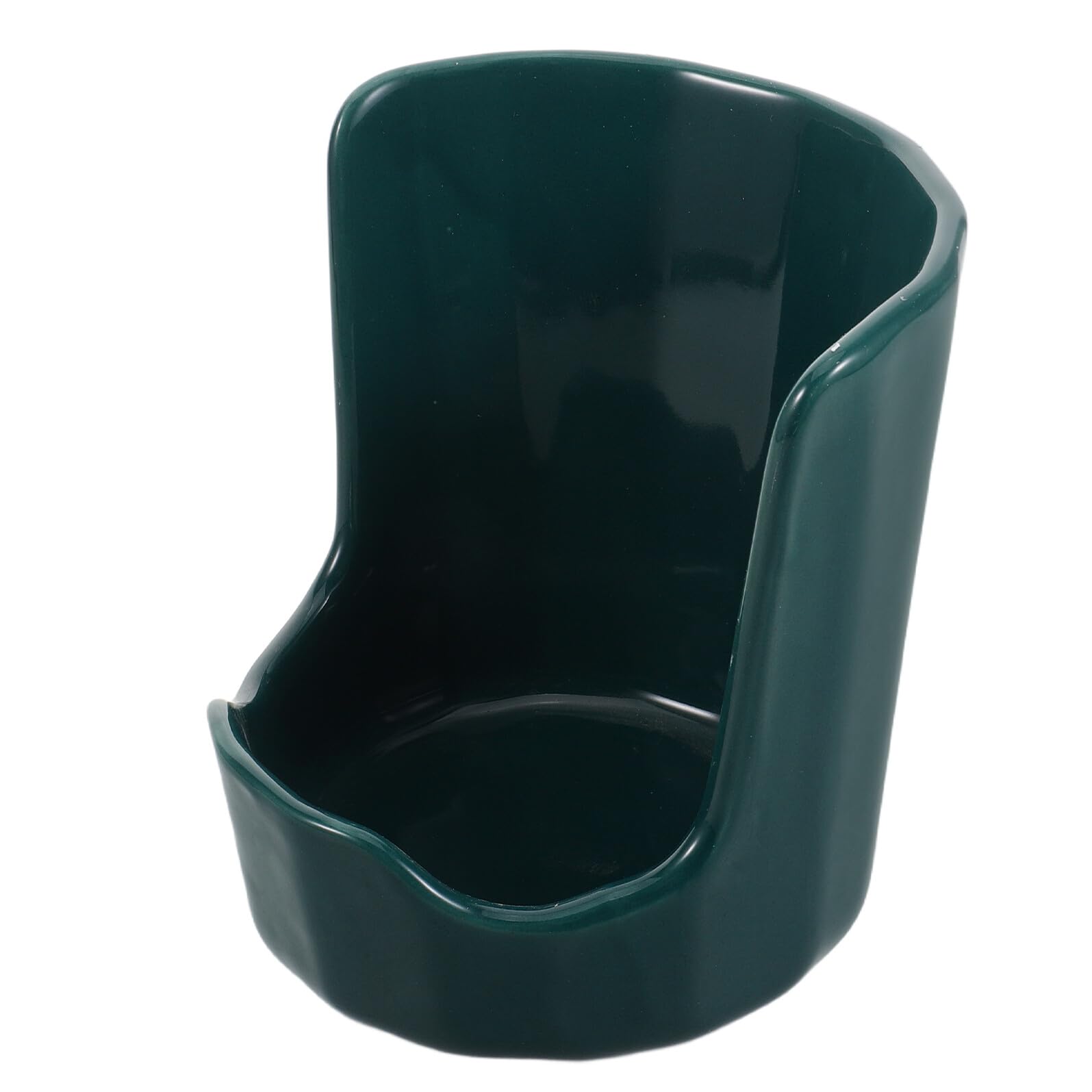 Gatuida Soporte para Tapa de Olla de Cerámica Verde, Vertical | Reposacucharas para Cocina, Estructura Estable, Ahorro de Espacio, Uso en Meal Prep