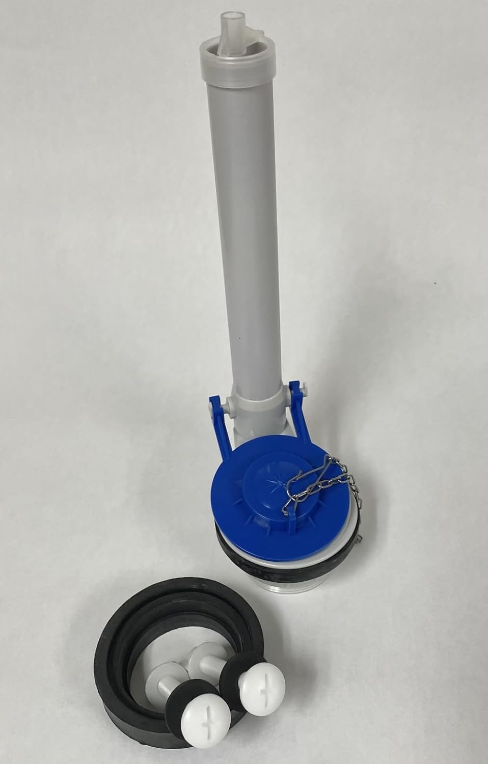 Toilet Flush Valve Assembly with 2 inch Silicone Flapper Valve