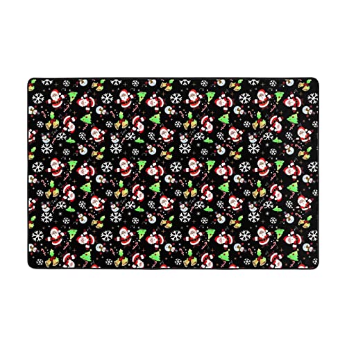 Tapis de sol flanelle Merry Christmas anti humidité doux - 2