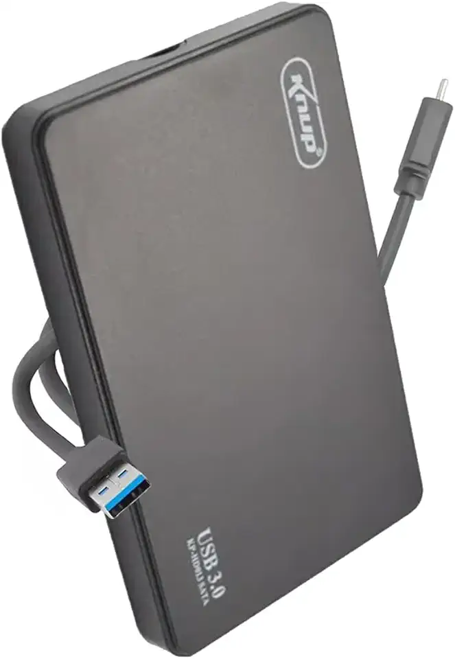 HD Externo 500GB Slim USB 3.0 SATA 2.5” Knup – Compatível com PC, PS4, PS5, Xbox, Smart TV e Notebook