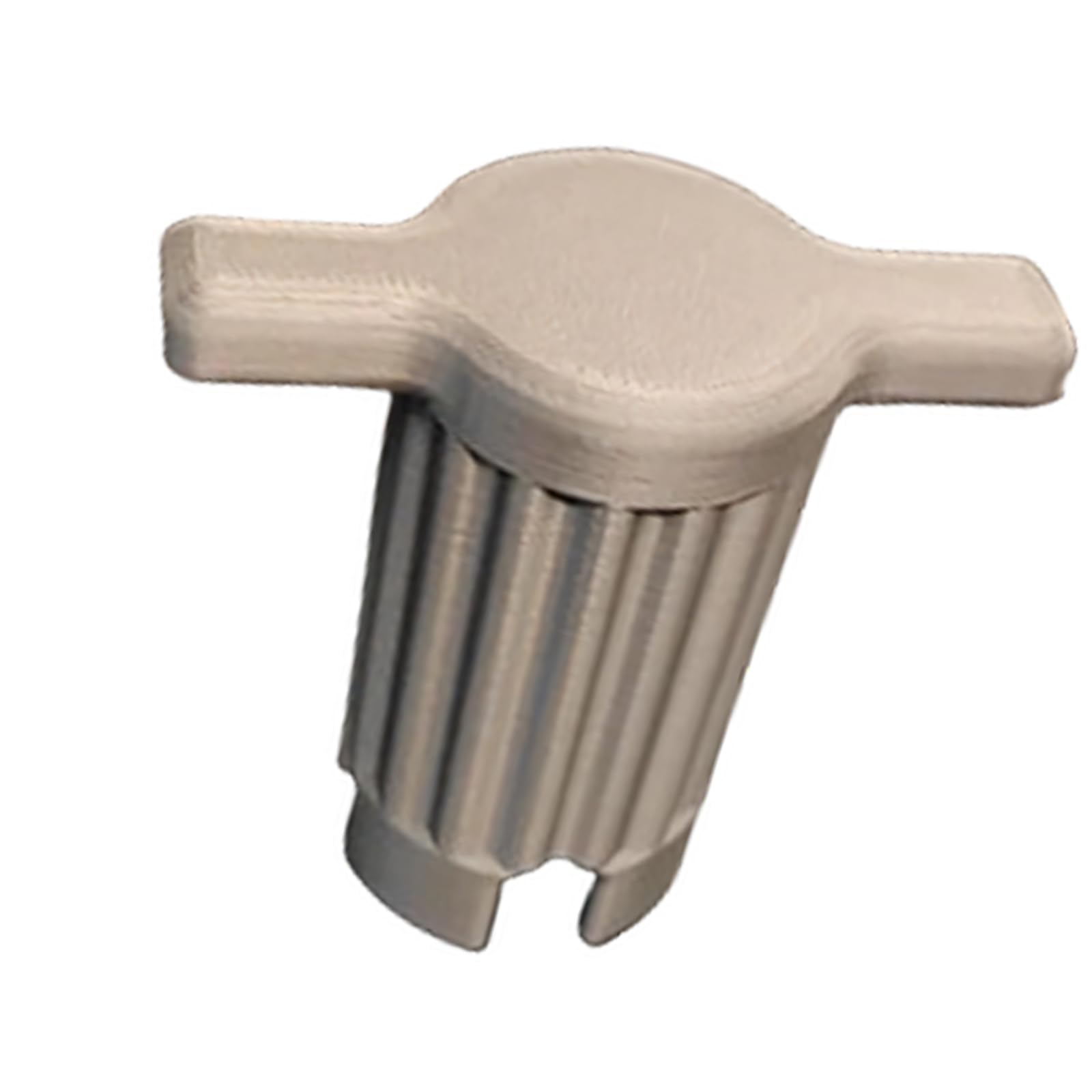 Laundry Room Maintenance Wrench for Washer Filter Cover Access, Manual Grip Opener with Ribbed End, Compact Gray Helper Supporting Routine Debris Removal Washer Filter Cap Wrench Drain Opener Laundry