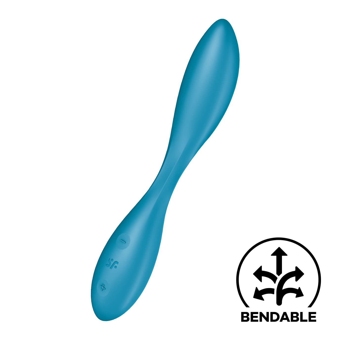 Satisfyer G-Spot Flex 1 Vibratore | Sex Toys flessibile per il Punto G | Silicone di alta Qualità in Blu | Giocattolo sessuale Vibratori impermeabile (IPX7) | Dildo Multivibratore per Donne e Uomini