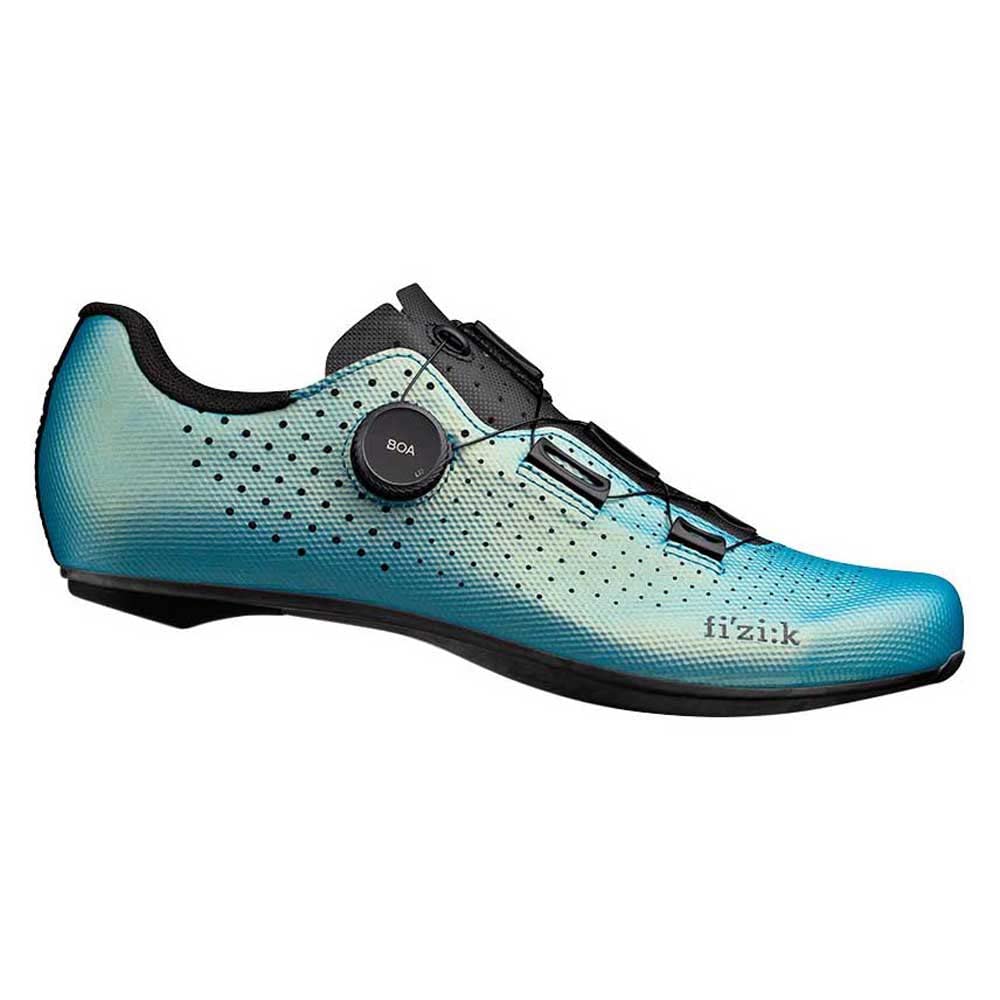 Fizik Unisex Tempo Decos Carbon Road-Biking-Shoes, Iridiscent Blue, 8.5-9 US Men