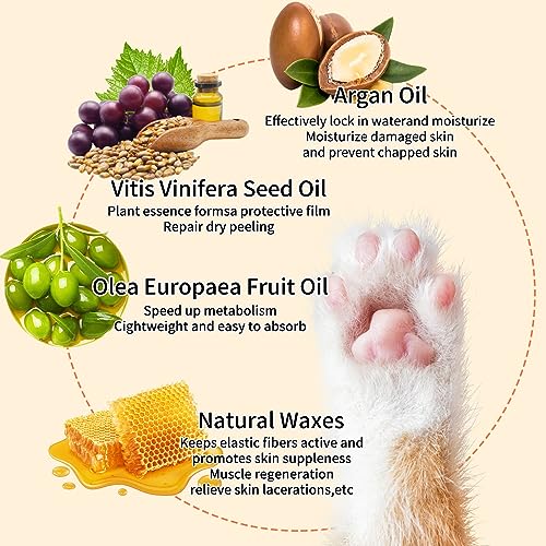 Miniatura 4 de Gjyc Pet Bálsamo Para Patas De Perro, 1 Oz Cura, Repara Y Restaura Patas Secas, Agrietadas Y Dañadas Crema Natural De Mantequilla De Cera Para Las Patas Y Almohadillas Del Perro