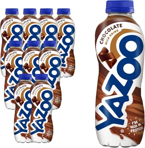 YAZOO Chocolate Milkshake Milk Drink 400 ml (Pack of 10)