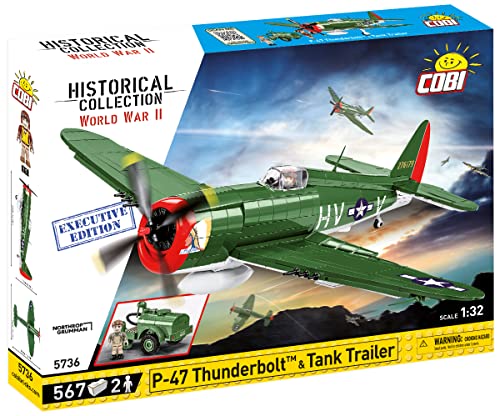 P-47 Thunderbolt COBI remorque citerne briques construction armée - 4
