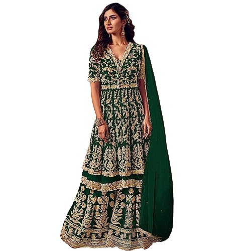 Eid Special New Sewn Indian Pakistani Wear Salwar Kameez Palazzo Sharara Suit Designer Plazo Dress