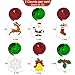 Tifeson Christmas Hanging Swirls Decorations - 36 PCS Xmas Hanging Ceiling Streamers - Snowman Snowflake Swirls for Home Indoor Outdoor Holiday Party Decor Supplies