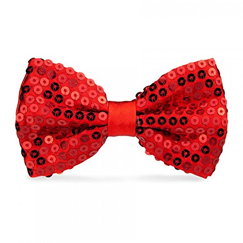 cravateSlim Noeud Papillon Strass et paillettes Rouge Cover