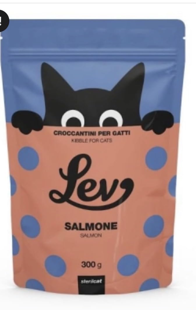 Lev Croccantini per Gatti Sterilizzati, Salmone, 300g