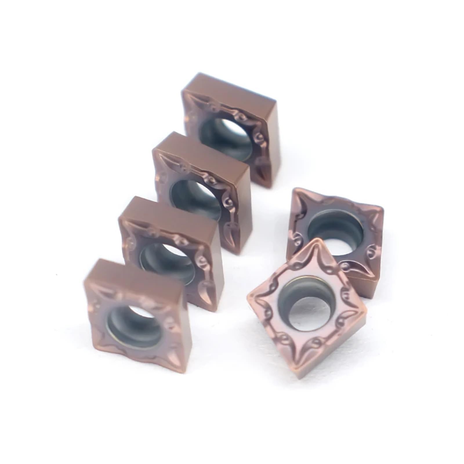 Inserto de carburo CCMT060204 LP8015 mecanizado de alta precisión