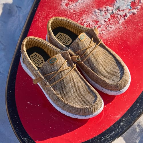 Image of HEYDUDE Men's Wally Stretch Sox Slip-On Loafer, Lightweight, Breathable, with Flex & Fold Outsole