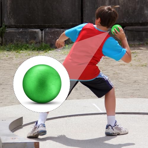 image for Silipull 2 Pcs Spring Sports Iron Shot Put Outdoor Shot Put Balls Silv