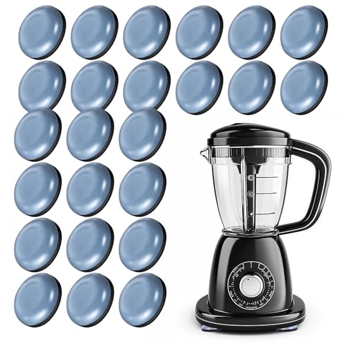 Wanmu 24 Piezas Deslizadores Invisibles Autoadhesivos Compatibles con Cafeteras Batidoras Procesadores de Alimentos Freidoras Aire Caliente Máquinas Pan Totalmente Automáticas