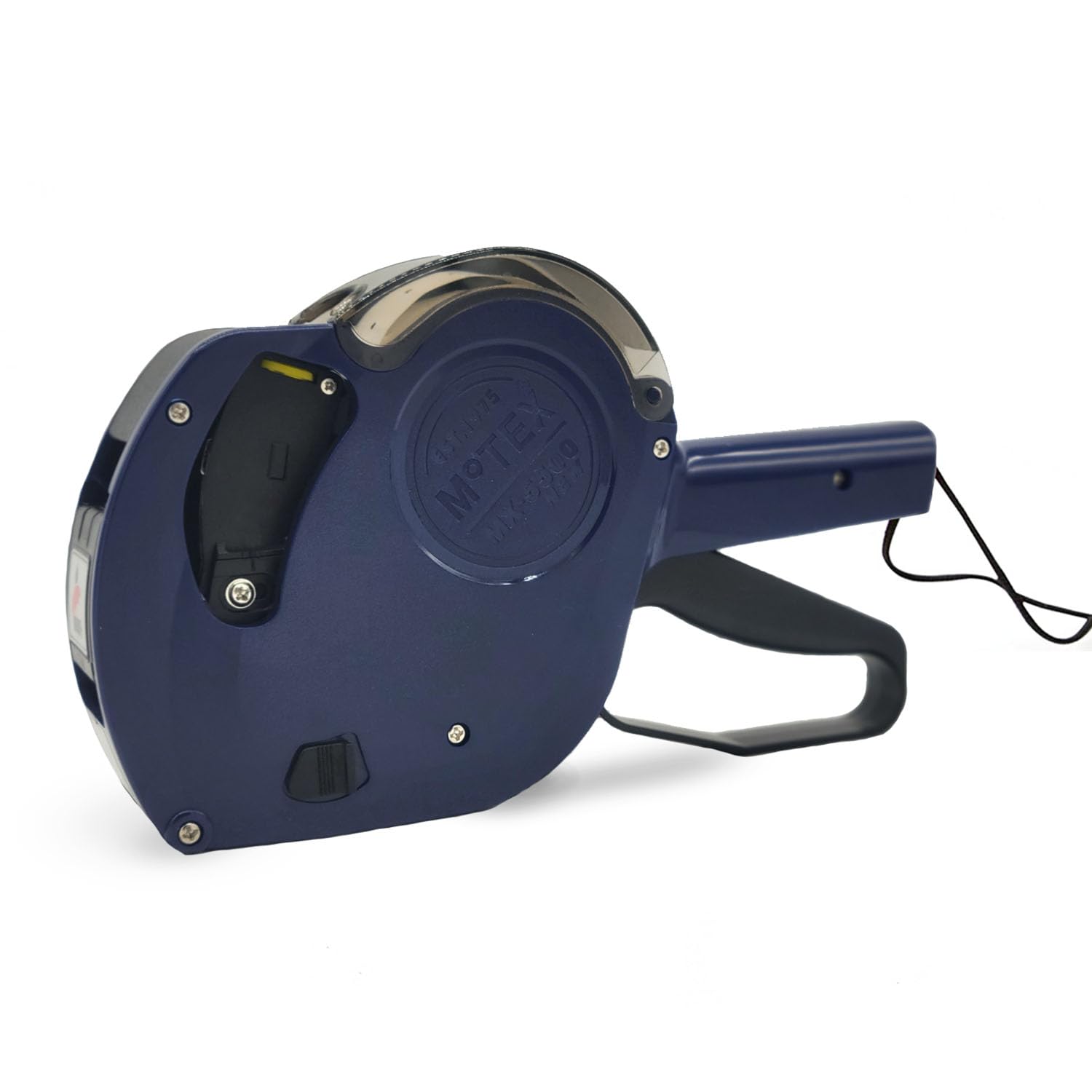 Motex MX-5500 New Version 1 Line 8 Digits Price Tag Gun – Pre-Loaded 1,000 White Sticker Labels and Pre-Loaded Inker with 1 Ink Refill - for Grocery