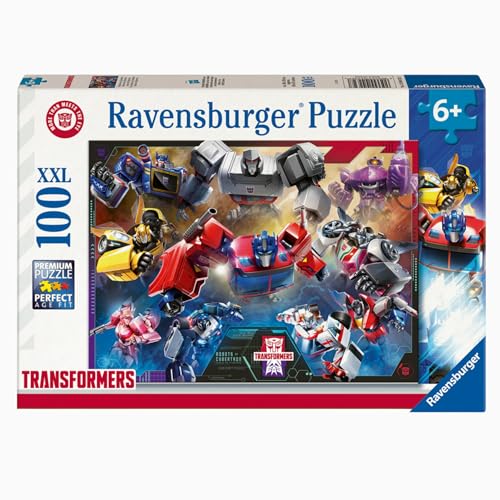 Ravensburger Transformers XXL 100 piece Jigsaw Puzzle for Adults and Kids Age 6 Years Up
