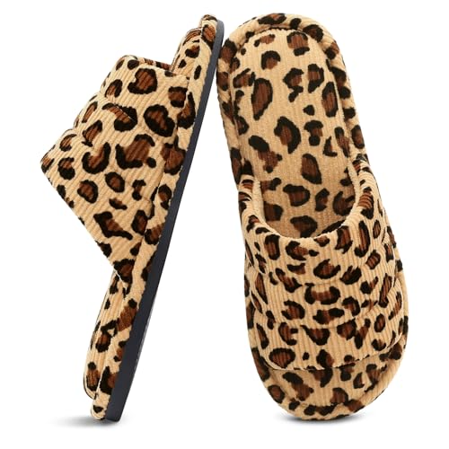 Image of shevalues Summer House Slippers for Women Men Breathable Waffle Indoor Slippers Slip-on Open Toe Home Shoes