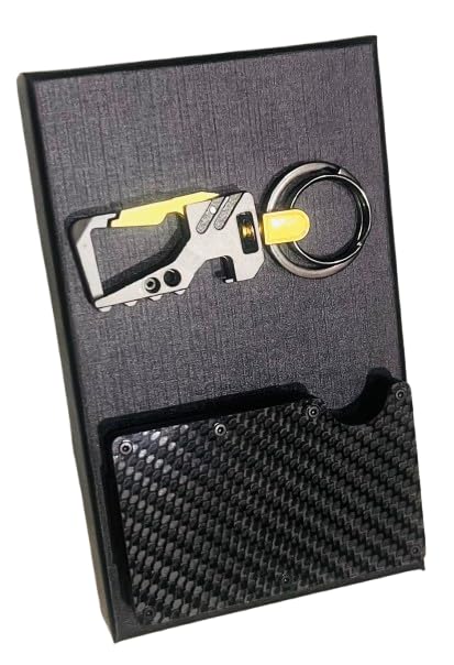 RFID Blocking, Wallet and Key Chain Holder Gift Set Comes in Gift Box2