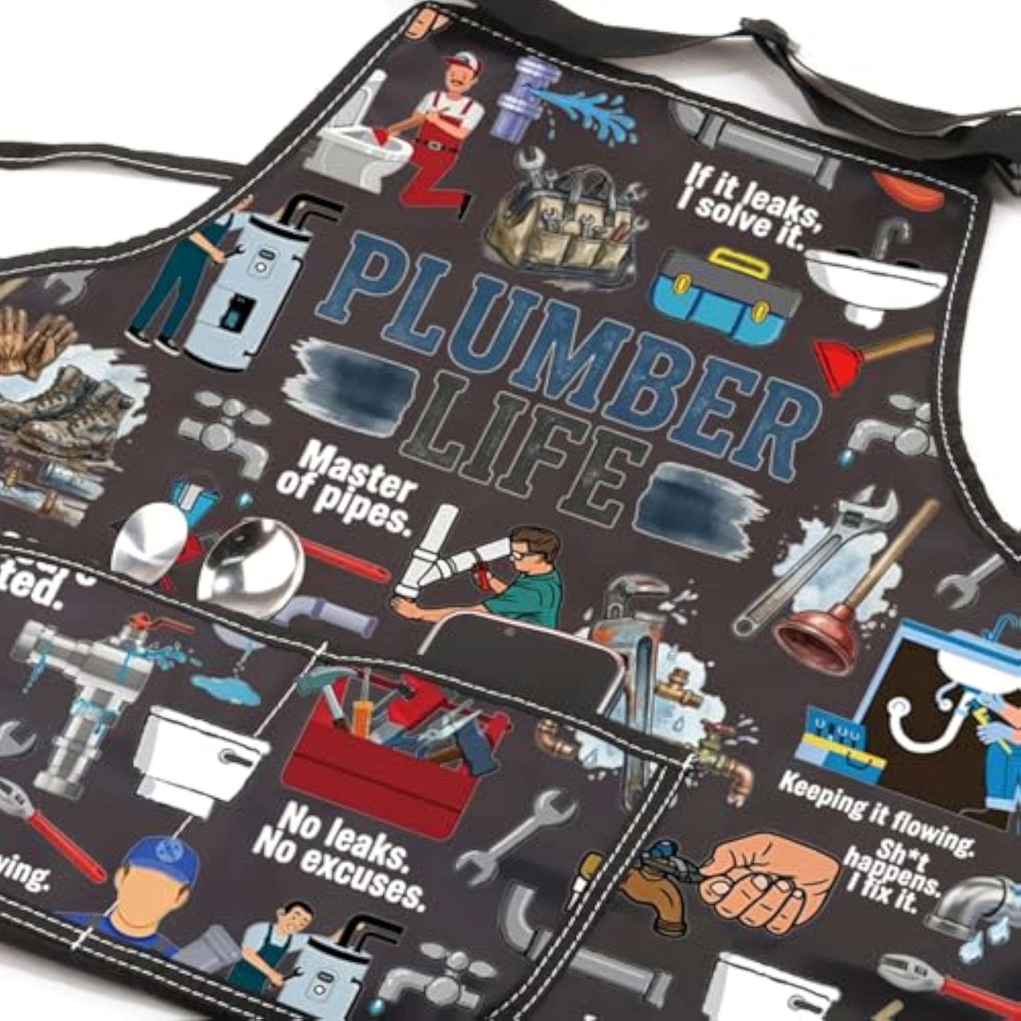 Plumber Waterproof Apron, Gift for Tradesmen