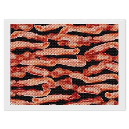 Kit diamant 5D bacon anti-stress pour débutants et adultes