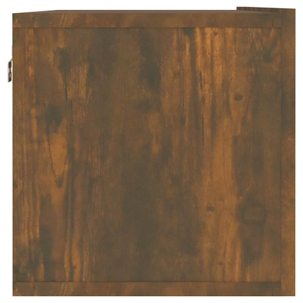 vidaXL TV-Wandschrank Räuchereiche 120x30x30 cm Holzwerkstoff