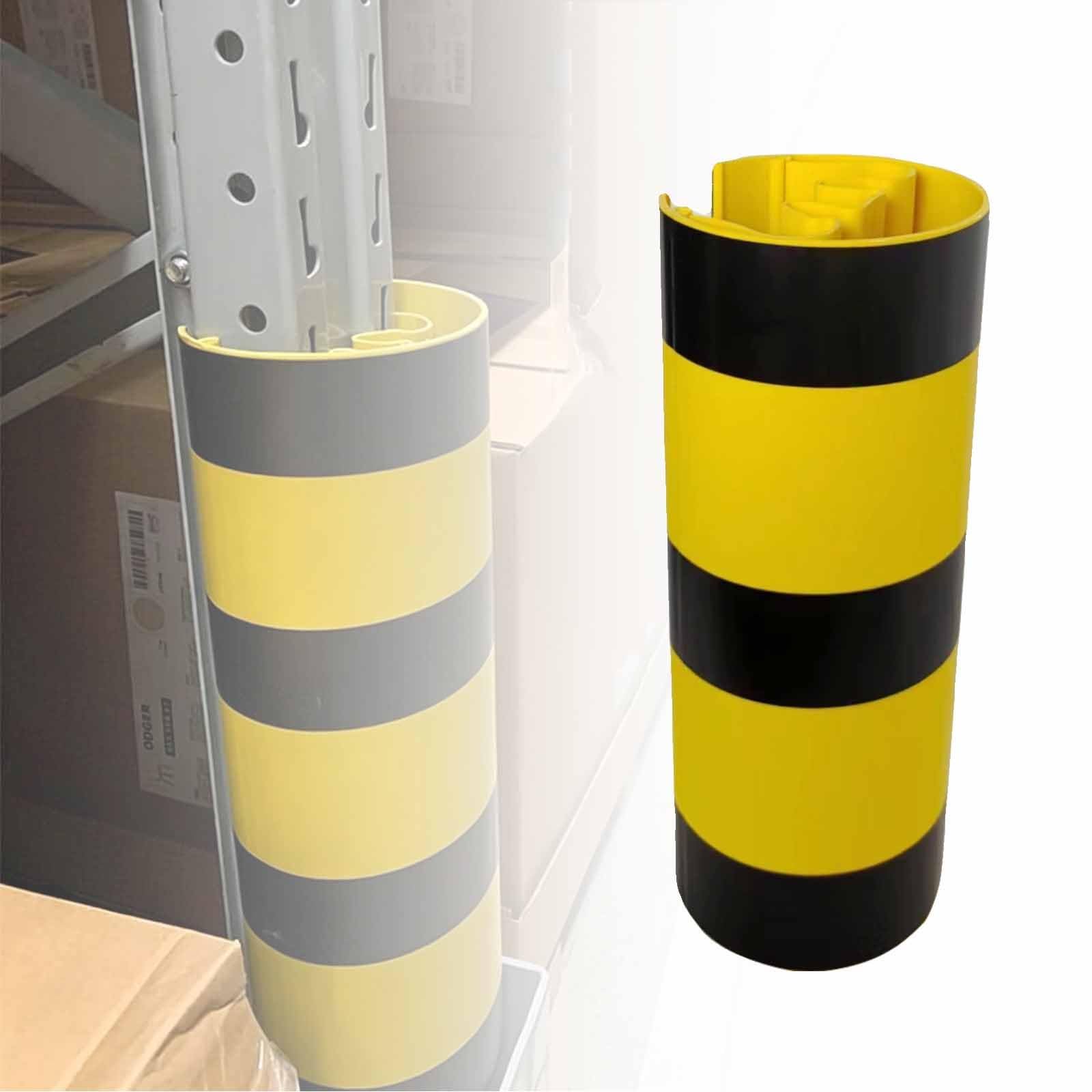 1PCS Narrow Column Protectors, PVC Wall Column Corner Guard Garage Wall Bumper, High-Visibility Pallet Rack Post Protectors, Suitable for Garages, Factories, Basements(H:60CM)