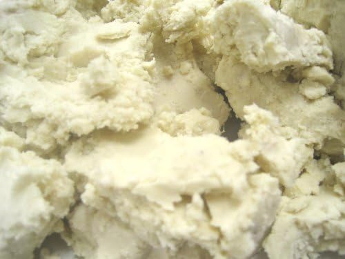 Miibox 100% Raw Unrefined Organic Shea Butter-African Grade A Ivory 1 Pound (16oz)