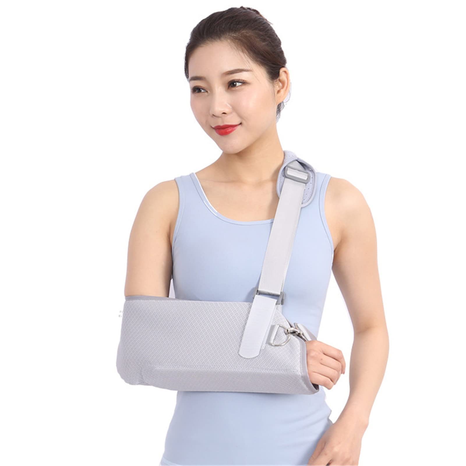 Cabestrillo para Brazo Cabestrillo para Hombro Soporte para Codo De Muñeca Ligero Y Transpirable Dislocación Fractura Esguince Y Brazo Roto (Size : S)