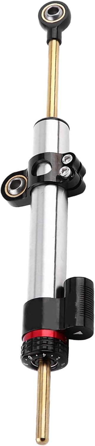 Acouto Steering Damper Stabilizer for MT10 MT07 MT09 CNC Aluminum Alloy Motorcycle Steering Damper Stabilizer Shock Replacement Long Type