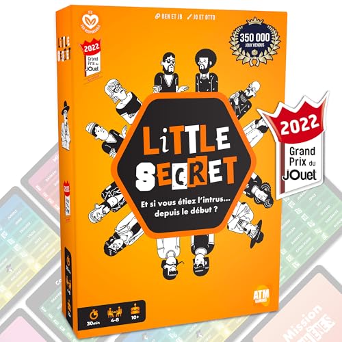 ATM Gaming Little Secret - Jeu de société - Concept de l'Imposteur - Jeu d’Ambiance et de Bluff...