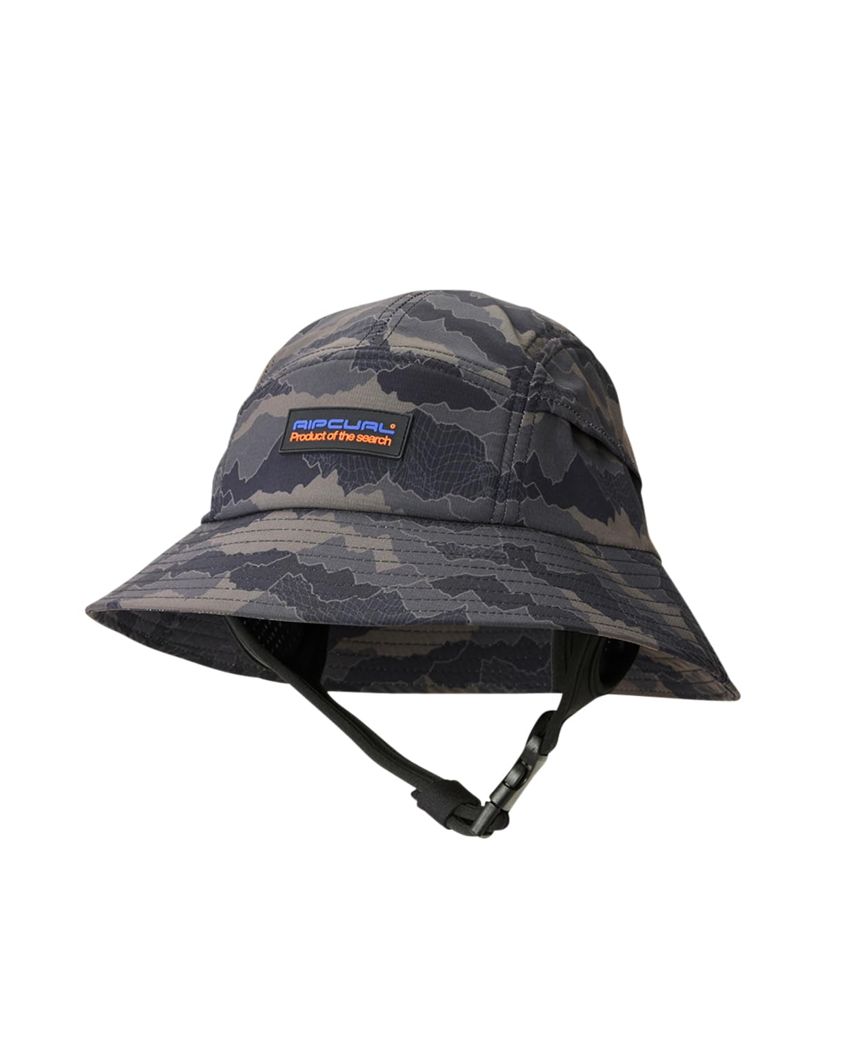 Rip Curl Unisex Camo High Profile Surf Hat With Secure Chin Strap For Men, Adjustable, M