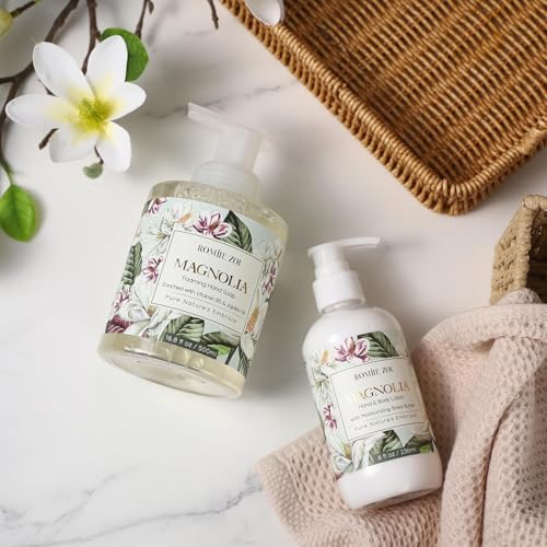 Image of ROMIIE ZOI Foaming Hand Soap, Magnolia, 500ml / 16.8fl.oz | With Gift Box, Gentle cleansing, nourishes skin without drying