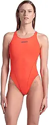 Maiô Arena Performance Women's Solid Team Swim Tech Swimsuit ArenaFeminino