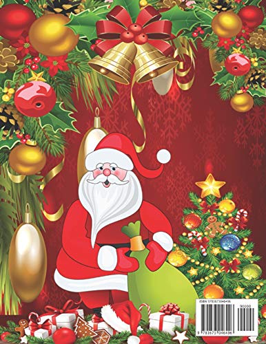 Christmas Activity book For Kids: Fun Children’s Christmas Gift or Present for Toddlers & Kids - 50 Beautiful Pages to Color with Santa Claus, Reindeer, Snowmen & More! image 4