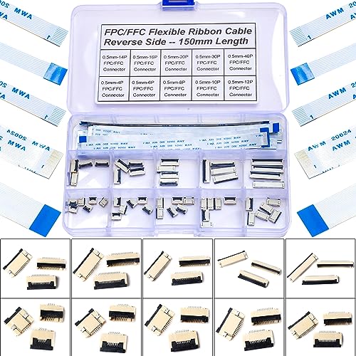 Conector de cinta FFC FPC de 0.5 mm inverso para reparar cables planos rotos