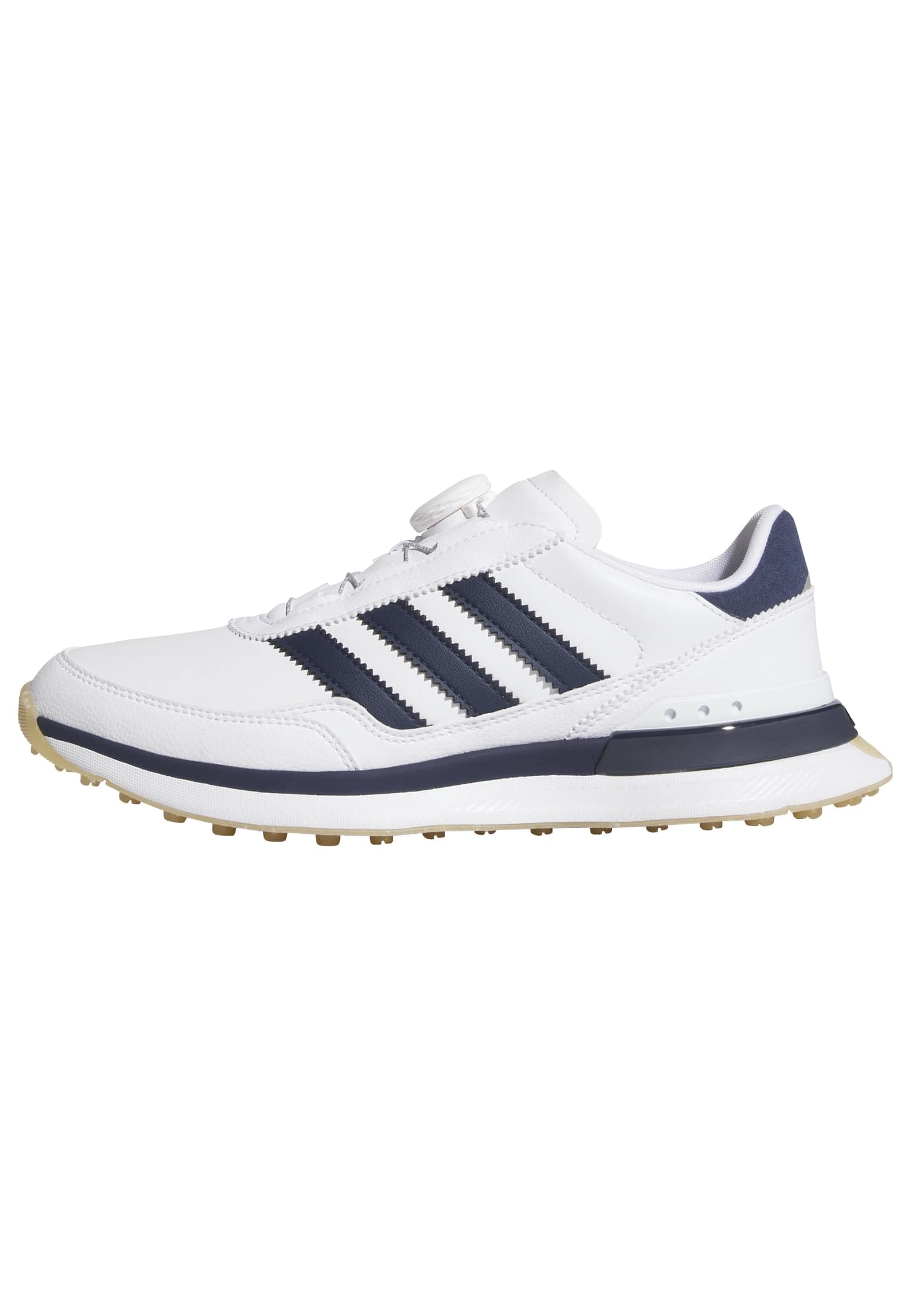 adidas Women's S2G 26 BOA Spikeless Golf Shoe, FTWR White/Collegiate Navy/Gum 3, 6.5 UK