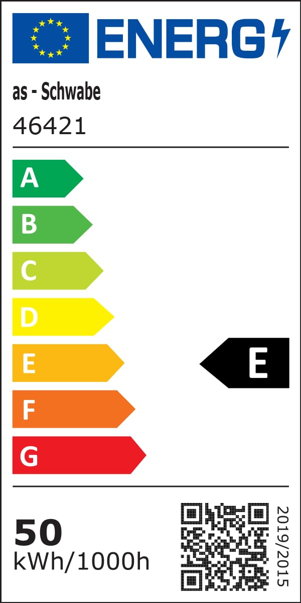 as - Schwabe SLIMLINE PRO Chip LED Strahler 50W 6500 Lumen - 4000K neutralweiß - OSRAM-LED - IP65 Aluminiumgehäuse - Außenleuchte schwenkbar - 2 m Leitung mit Schutzkontaktstecker - IP44, 46421
