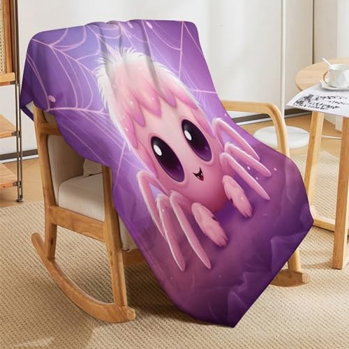 Couverture araignée chaude et douce, plaid lavable en machine - 8
