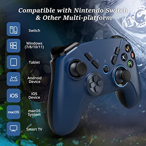Boowen Multi-Platform Pc Wireless Controller, Bluetooth Gaming Controller, Compatible With Windows, Ipad, Steam, Laptop, Mac thumb #1