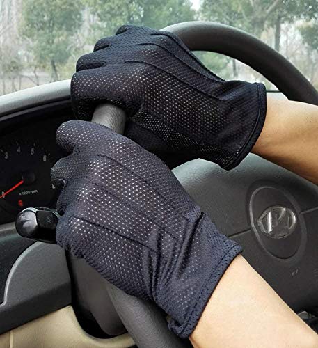 ITODA Handschuhe Dünn Fahrradhandschuhe Touchscreen Radsporthandschuhe Herren Damen Motorradhandschuhe Sonnenschutz Atmungsaktiv Fahrerhandschuhe Baumwolle Reithandschuhe für Outdoor Motorrad