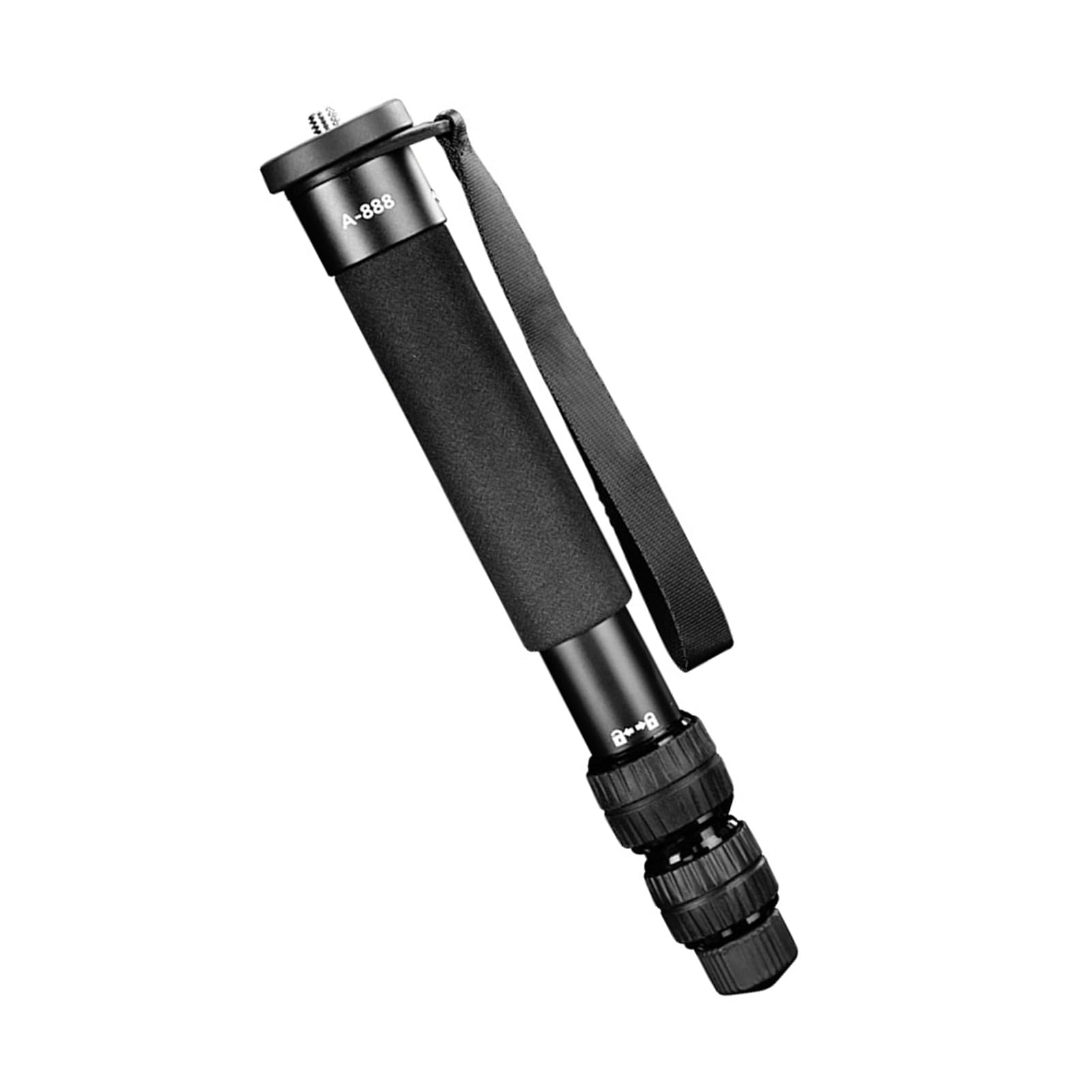 Bewinner Monopiede per Fotocamera da 61 Pollici, Bastone Portatile per Fotografia Video da Viaggio a 7 Sezioni con Cinturino da Polso per DSLR, Lega di Alluminio, capacità 11 Libbre