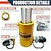 Hydraulic Cylinder Jack,20 Ton Heavy Duty Porta Power Kit with CP-180 Manual Hydraulic Hand Pump,2