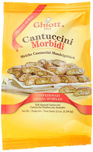 Ghiott Cantuccini i morbidi - weiches toskanisches Gebäck mit erlesenen Mandeln - traditionelle italienische Spezialitäten aus der Chianti Region - 12 x 100 g Cover