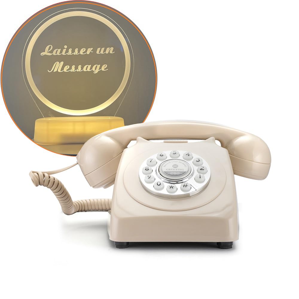 Księga gości audio dla mody ślubnej z darmowym znakiem LED, księga gości nagrywanie telefoniczne spersonalizowane głosowe na imprezę weselną (jasnobrązowy)