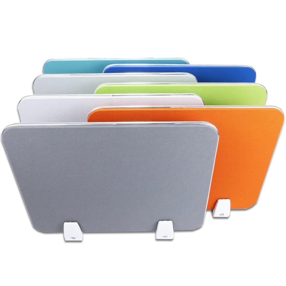 GJZQDKX Multicolor Acoustic Desk Divider Panel 30X50CM - Office Privacy Partition for Enhanced Focus Noise Reduction & Workspace nization