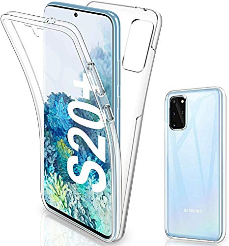 COPHONE® Coque Compatible Samsung Galaxy S20 Plus Transparente 360 degrès en Gel Protection...