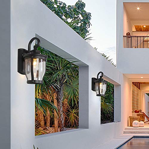 Terrasse murale extérieure éclairée sans risque d'infiltration avec notre applique