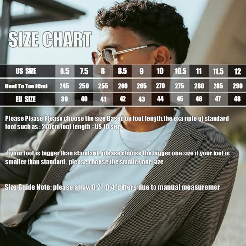 Mens Platform Goth Oxfords Fashion Retro Punk Metal Deco Classic Square Toe Lace-Up Chunky Block Lug Sole Low Top Motorcycle Derby Oxford Shoes for Casual Daily Party2