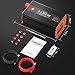2500 Watt Power Inverter 12V DC to 110V/120V AC Converter Peak Power 5000W Car Inverter with LCD Display 3 AC Outlets, 2 USB & Type-C Port for RV,Truck,Off-Grid Solar System with Remote Controller